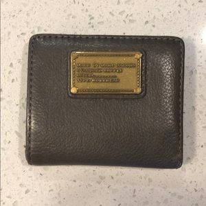 Marc by Marc Jacobs grey folding wallet